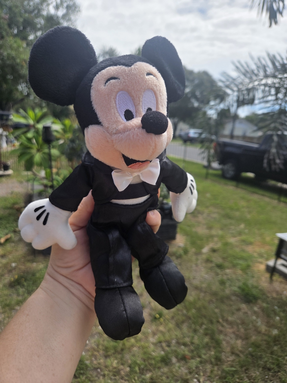 Disney Parks Groom Mickey Bean Bag Plush – 9″ Tuxedo, Wedding Series, With Tag